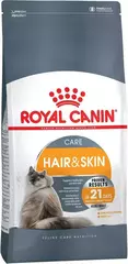 Сухой корм Royal Canin Hair & Skin Care для поддержания здоровья кожи и шерсти кошек, 2 кг