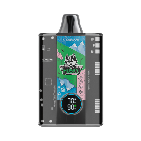 HUSKY CYBER PRO 12000 Кислое киви Клубника Баббл гам Лёд - Bubble Boom