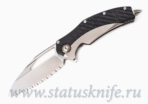 Нож Microtech Matrix 165C-9CFTI Titanium Full Serrated