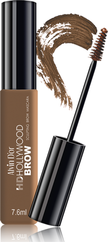 Alvin D`or МВ-1Тушь для бровей HD Hollywood Brow  тон 01C medium brown
