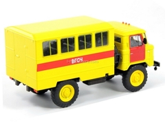 GAZ-66 VGSCh Mine Rescue 1:43 DeAgostini Service Vehicle #79