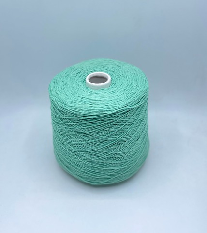 Luxury Selection by Ri.Go(пр.Италия), art-Silco ,360/100гр, 50%Шелк 50%Хлопок , цвет-Мята ,арт.29228