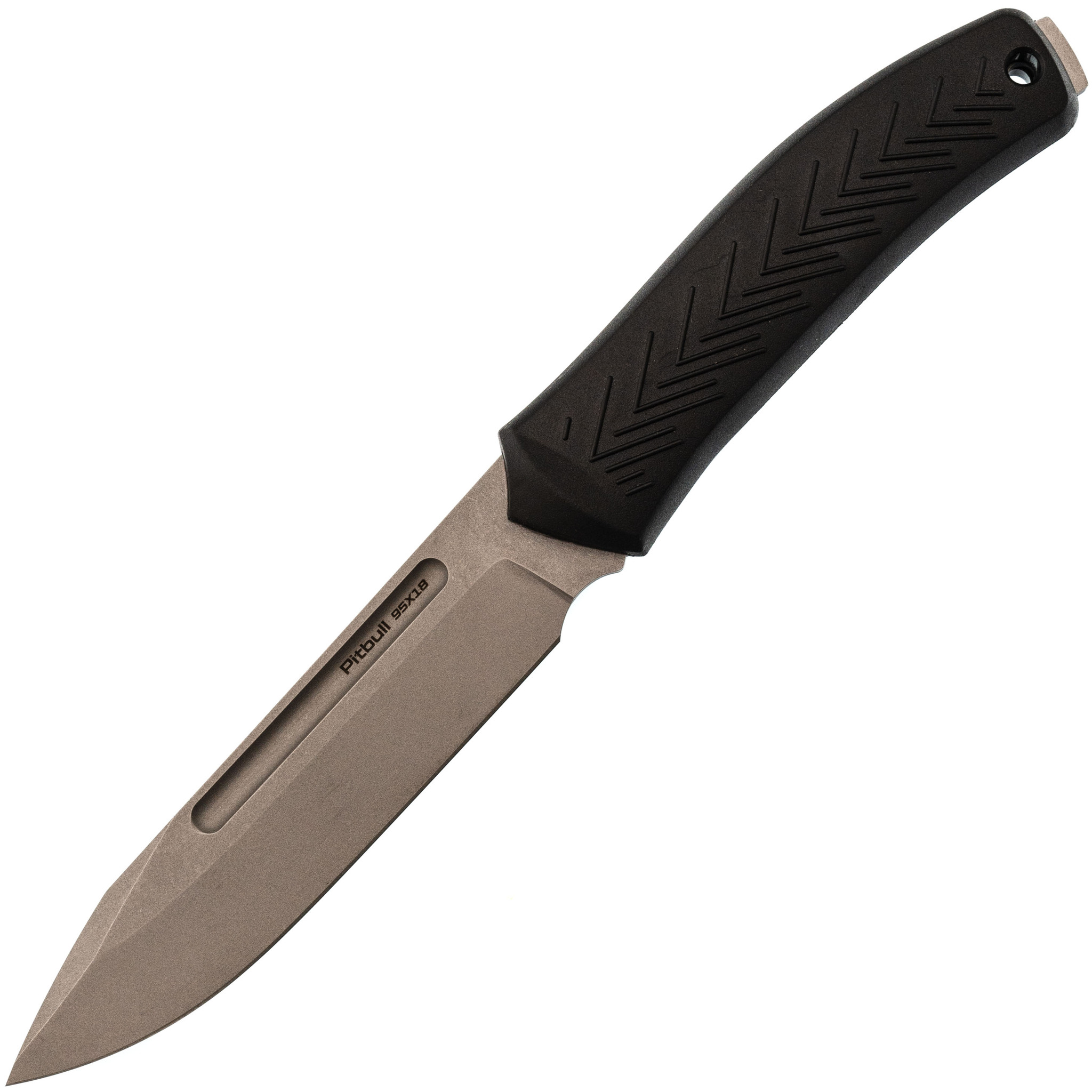 Нож Mr.Blade Pitbull, сталь 95X18, рукоять Elastron Black