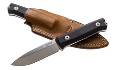 Фото Нож LionSteel Bushcraft-R, сталь Sleipner, Stone Washed, рукоять G10