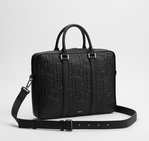 Портфель Dior Zipped, чёрный