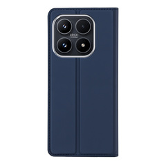 Чехол книжка из кожи синего цвета для Xiaomi 17, серия Skin Pro Series от Dux Ducis