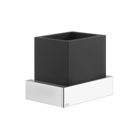 Gessi Rettangolo 20808#031 Стакан подвесной, цвет: хром/черный