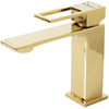 BelBagno Luce LUC-LVM-ORO Смеситель для раковины с донным клапаном, цвет: золото
