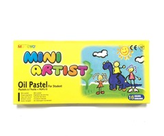 Пастель масляная mini MUNGYO Gallery 16 цв, круглая