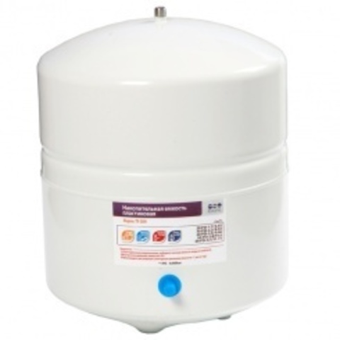 Накопительная емкость металлическая ROT-4W (объем 4 Gal/12 литров, белый), Райфил
