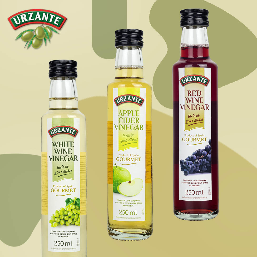 Уксус Urzante яблочный 0,25л - 3 шт.