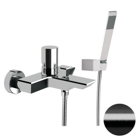 Remer Edge EG502CFP Смеситель для ванны, цвет: чёрный