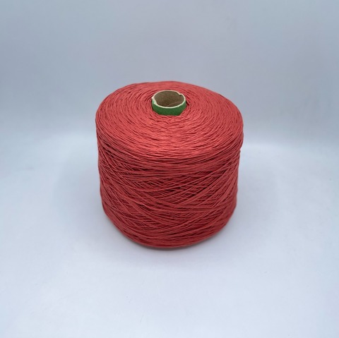 Бобинная пряжа (пр.Италия), art-USA Cotton supersoft , 325м/100гр. 100% Хлопок Pettinato(чесаный хлопок) цвет-Терракот, арт.29982