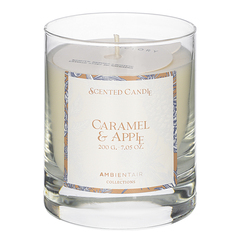 Свеча ароматическая gifting, Карамель и яблоко (новая), 40 ч