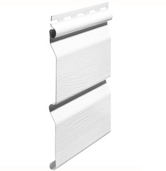Сайдинг виниловый FineBer Standart Classic Color Белый 3660х205мм