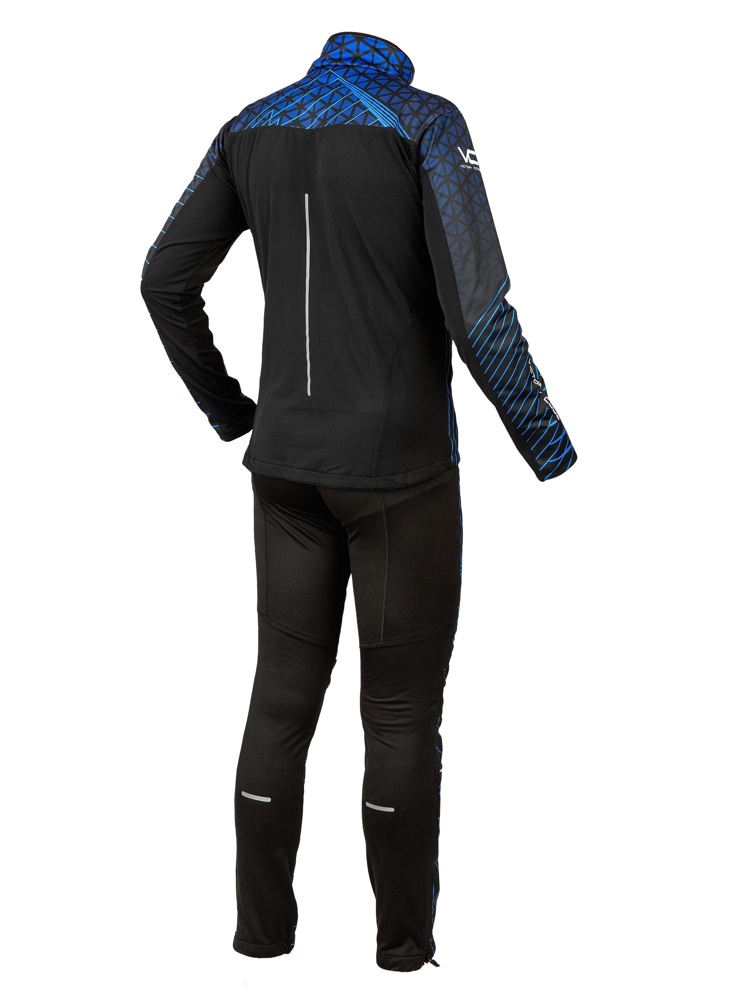 Victory Code Quantum разминочный лыжный костюм blue-black - 2