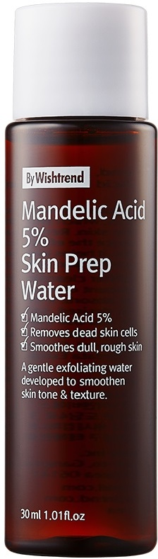 Мягкий тоник-эксфолиант с миндальной кислотой By Wishtrend Mandelic Acid 5% Prep Water 30мл