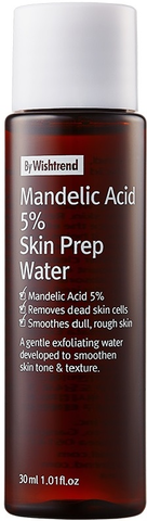 Мягкий тоник-эксфолиант с миндальной кислотой By Wishtrend Mandelic Acid 5% Prep Water 30мл
