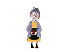 Елочная игрушка Бабушка