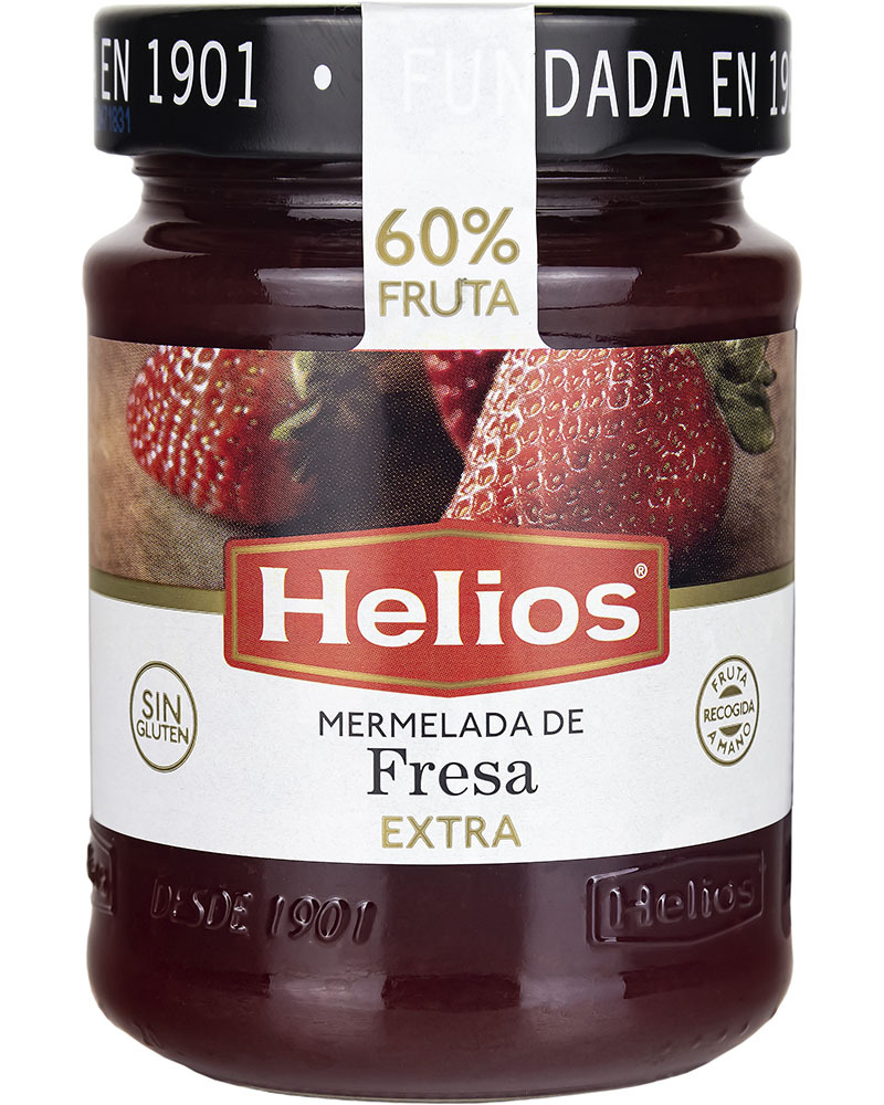 Конфитюр Helios из клубники Extra 340 гр.