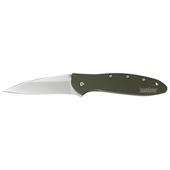Фото Полуавтоматический складной нож Kershaw Leek, сталь 14C28N, рукоять алюминий, хаки