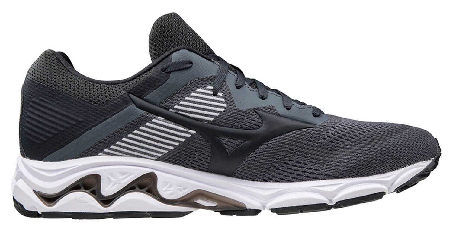 Mizuno Wave Inspire 16 кроссовки для бега мужские серые (UK) (Распродажа) - 5