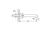 GROHE Essence 13449DC1 Излив для ванны настенный, суперсталь