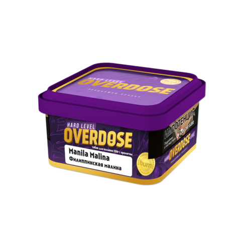 М. Табак для кальяна Overdose Филиппинская малина, 200 г