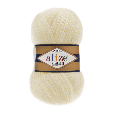 Пряжа Angora Real 40 1 (Настоящая Ангора 40)