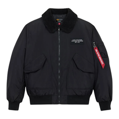 Куртка Alpha Industries CWU 45/P Relaxed Fit Flight Jacket Oxford SC Black (Черный)