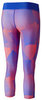 Тайтсы женские Mizuno Phenix Printed 3/4  розовые-синие - 2
