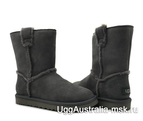 UGG Classic Short Top Wool Grey