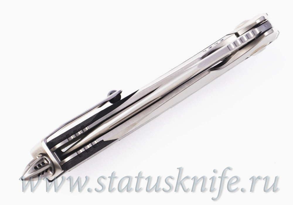 Нож Microtech Matrix 165C-9CFTI Titanium Full Serrated