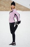 Женский утеплённый лыжный костюм Nordski Base Orchid-Black с высокой спинкой