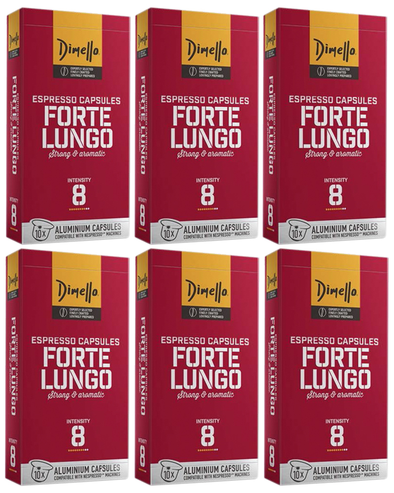 Dimello Кофе в капсулах Forte Lungo 10 шт. - 6 уп.