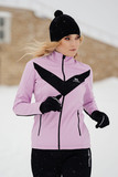 Женский утеплённый лыжный костюм Nordski Base Orchid-Black с высокой спинкой