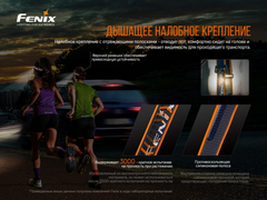 Фонарь налобный Fenix HМ60R 1300lm аккумуляторный
