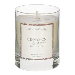 Свеча ароматическая gifting, Корица и яблоко (новая), 40 ч