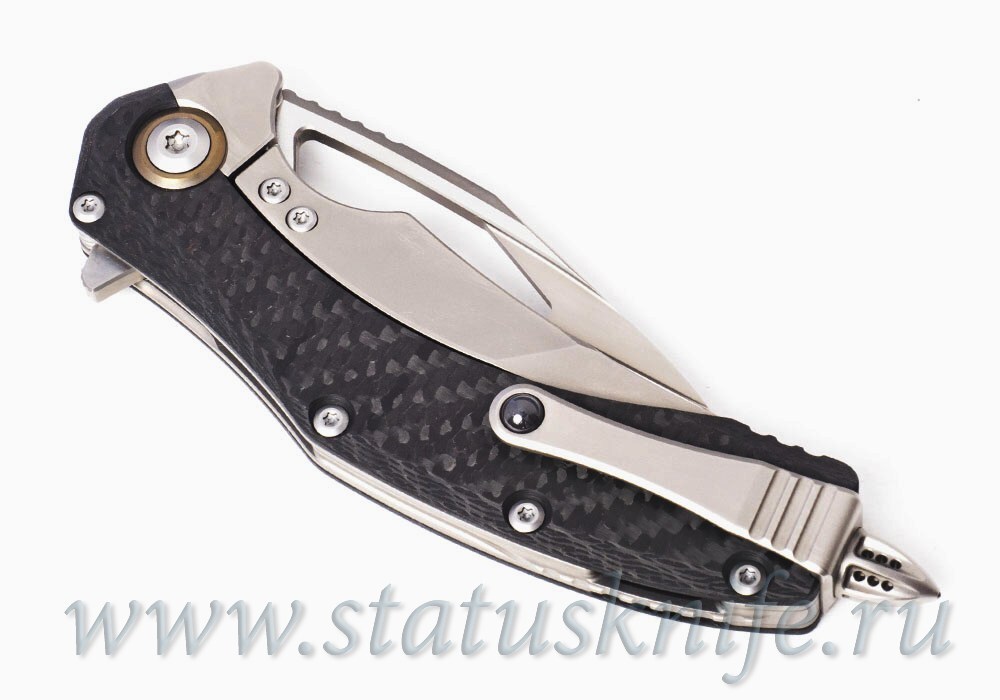 Нож Microtech Matrix 165C-9CFTI Titanium Full Serrated