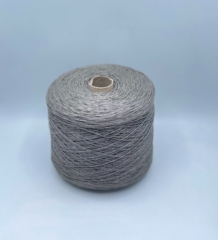 Бобинная пряжа (пр.Италия), art.Cotone, 350м/100 гр. 100%Хлопок, цвет-Речной жемчуг , арт.34784