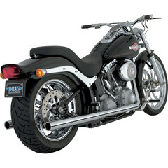 VANCE & HINES EXHAUST TRUE DUAL 12-17ST EXHAUST SYSTEM SOFTAIL DUALS CHROME