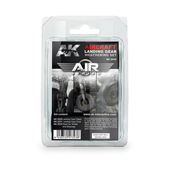 Набор красок AK interactive Aircraft Landing Gear Weathering Set (Air Series)