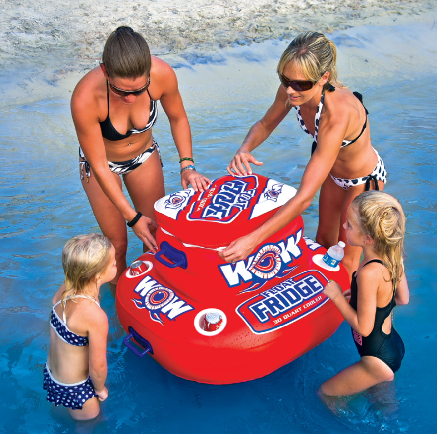 Pool float: Float fridge cooler