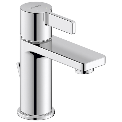 Duravit D-Neo DE1010001010 Смеситель для раковины на 1 отв., с донным клапаном, h=151мм, излив 94мм цвет: хром