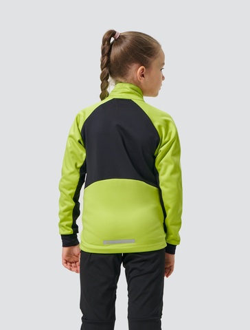 Детская лыжная куртка Nordski Jr. Core lime-black
