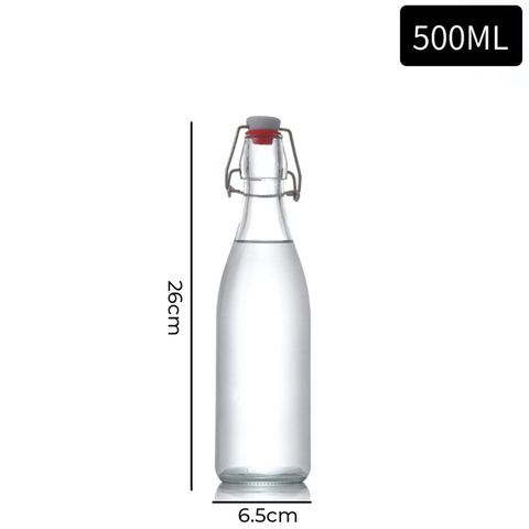 Бутылка с крышкой Kantkremla, 500 мл, стекло, сталь