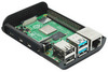 Корпус для Raspberry Pi 4 (LT-4A01 / пластик / чёрный)