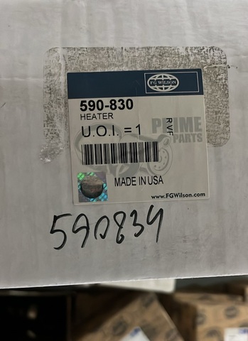 Подогреватель охлаждающей жидкости / HEATER ENGINE 1.5KW 230V АРТ: 590-834 АРТ: 590-834