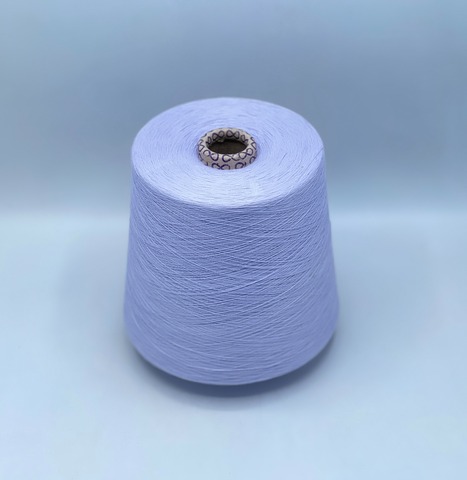 Бобинная пряжа,Cotton combed, 2540м. 100%Хлопок, Лиловый(603), 39248