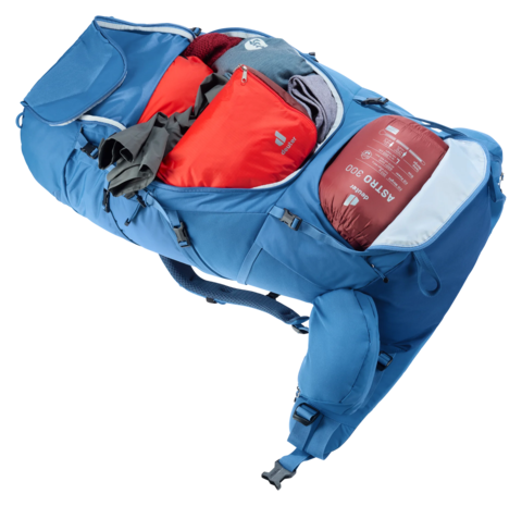 Картинка рюкзак туристический Deuter Aircontact Core 70+10 Baltic/Nightblue - 6